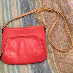 Pink crossbody purse